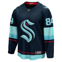 Seattle Kraken Kaapo Kakko Deep Sea Blue Home Breakaway Player Jersey