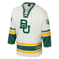 Baylor Bears Puck Proud Fashion Hockey Jersey - Cream
