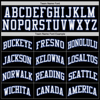 Custom Basketball Jersey - Black Royal-White Authentic Throwback