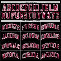 Custom Basketball Jersey - Black Maroon-White Authentic Throwback