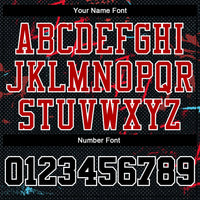 Custom Basketball Jersey - Black Black-Red Round Neck Sublimation Uniform