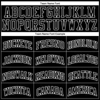 Custom Basketball Jersey - Black White Pinstripe Black-White Authentic