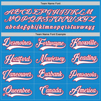 Custom Hockey Jersey - Blue White-Red