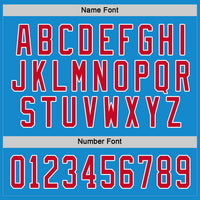 Custom Hockey Jersey - Blue Red-White