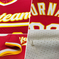 Custom Baseball Jersey - Cream Royal-White Authentic Throwback