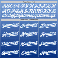 Custom Baseball Jersey - Light Blue White-Royal Authentic Fade Fashion
