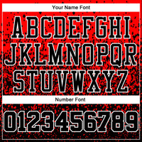 Custom Basketball Jersey - Red Black-White Round Neck Sublimation Uniform