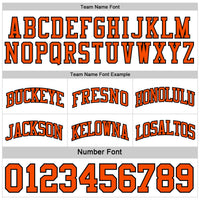Custom Basketball Jersey - Reversible Black Orange-White Double Side Sublimation Set