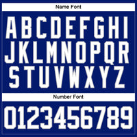 Custom Hockey Jersey - Royal White-Gray Lace Neck