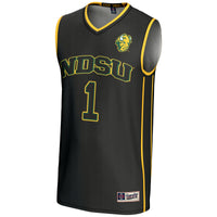 #1 NDSU Bison Lightweight Basketball Jersey - Black