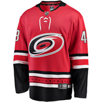 Carolina Hurricanes Jordan Martinook Red Alternate Breakaway Player Jersey