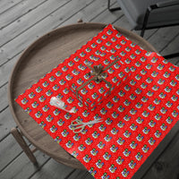 Red Holiday Gift Wrap, Snowman Family Christmas Wrapping Paper, Adorable Winter Snowmen Wrapping Paper, Festive Xmas Holiday Wrapping Paper