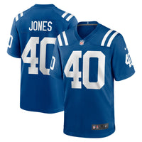 Indianapolis Colts Jaylon Jones Royal Team Game Jersey