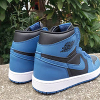 Sneakers, Royal Blue Black Colorway, Lace Up Design, Casual Gift for Sneaker Fans