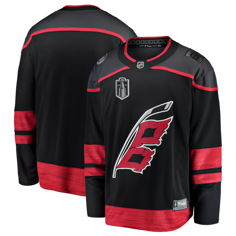 Carolina Hurricanes Black 2026 Stanley Cup Final Home Breakaway Jersey