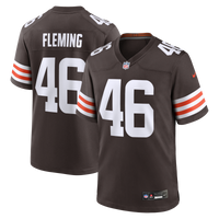 Cleveland Browns Don Fleming Brown Retired Player Jersey