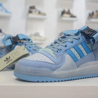 Low Top Shoes, Blue Colorway, Lace Up Design, Casual Gift for Shoe Lovers