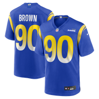 Los Angeles Rams Earnest Brown IV Royal Team Game Jersey