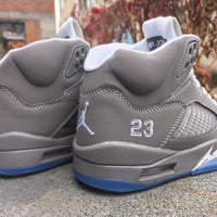 High Top Sneakers, Gray Colorway, Lace Up Design, Casual Gift for Sneaker Fans