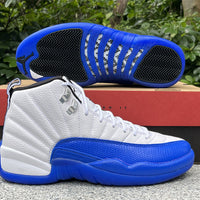 High Top Sneakers, Blue Colorway, Lace Up Design, Casual Gift for Sneaker Fans