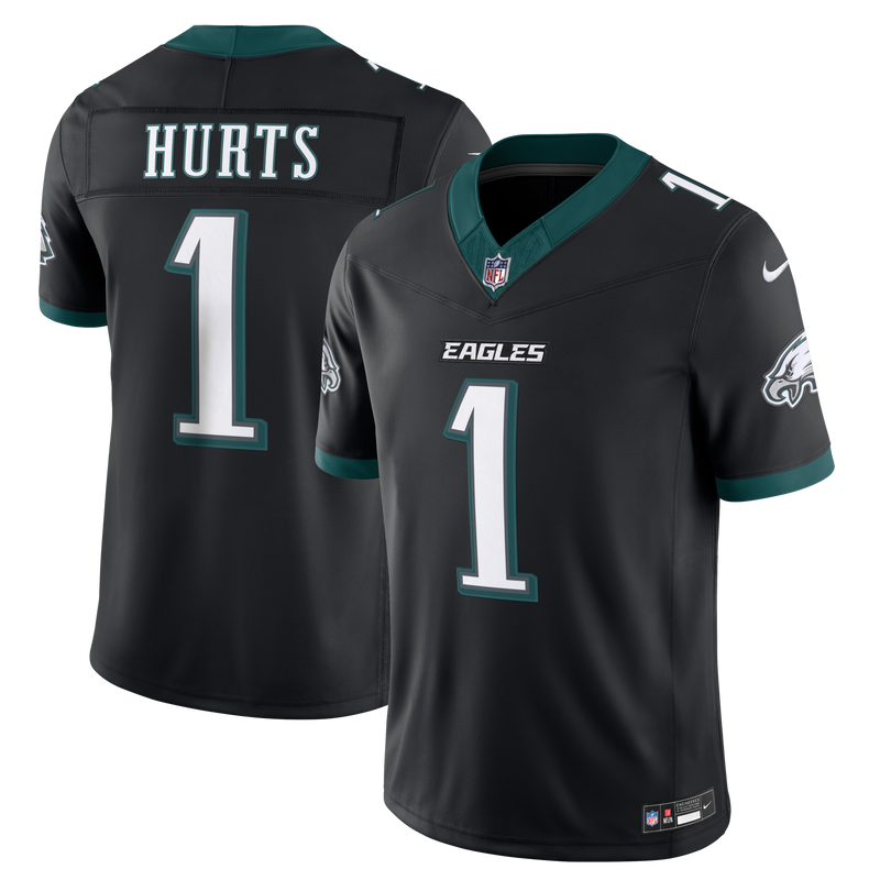 Philadelphia Eagles Jalen Hurts Black Alternate Stitched Limited Jersey