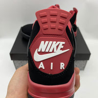Mid Top Sneakers, Black Red Pink Colorway, Lace Up Design, Casual Gift for Sneaker Fans