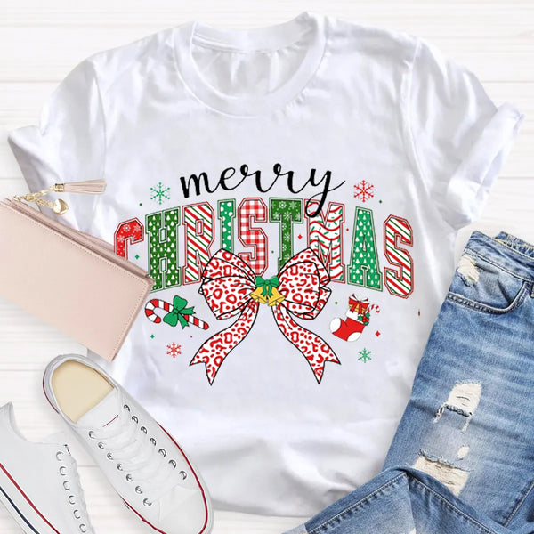 Adorable Holiday Educator Shirt, Merry Christmas Teacher T-Shirt, School Teacher Graphic Tee, Winter Christmas Teacher Shirt,