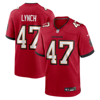 Tampa Bay Buccaneers John Lynch Red Game Retired Player Jersey