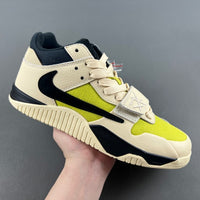 Low Top Sneakers, Neon Green Black Yellow Colorway, Reverse Hook Design, Lace Up Design, Casual Gift for Sneaker Fans