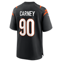 Cincinnati Bengals Owen Carney Black Home Game Player Jersey