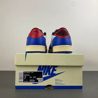 Low Top Sneakers, Blue White Colorway, Reverse Hook Design, Lace Up Design, Casual Gift for Sneaker Fans