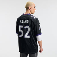 Baltimore Ravens Ray Lewis Black Alternate Retired Player Game Jersey