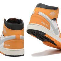 Sneakers, White Black Yellow Colorway, Lace Up Design, Casual Gift for Sneaker Fans