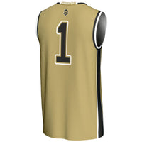 #1 UCF Knights Lightweight Basketball Jersey - Gold