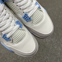 Basketball Shoes, Blue White Colorway, Lace Up Design, Casual Gift for Shoe Lovers