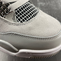 Sneakers, Silver Colorway, Leather Footwear, Metallic Finish, Lace Up Design, Casual Gift for Sneaker Fans