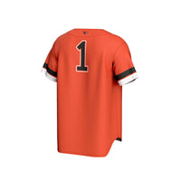 #1 Oregon State Beavers Collegiate Baseball Fashion Jersey - Orange
