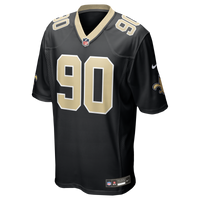 New Orleans Saints Bryan Bresee Black Game Jersey