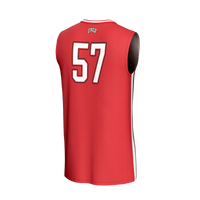 #57 UNLV Rebels Lightweight Collegiate Basketball Fashion Jersey - Cardinal