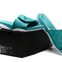 Retro Slides, Teal Colorway, Slip On Design, Casual Gift for Shoe Lovers