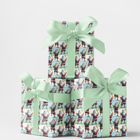 Tennis Christmas Wrapping Paper, Santa Tennis Wrapping Paper, Sports Holiday Gift Wrap, Tennis Player Wrapping Paper, Tennis Fan Gift Wrap