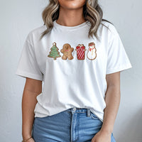Adorable Holiday Graphic Tee, Gingerbread Man Cookie Christmas T-Shirt, Humorous Xmas Baking Shirt, Festive Christmas Graphic T-Shirt, Adorable Present