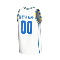 UCLA Bruins NIL Pick-A-Player Lightweight Basketball Fashion Jersey - White