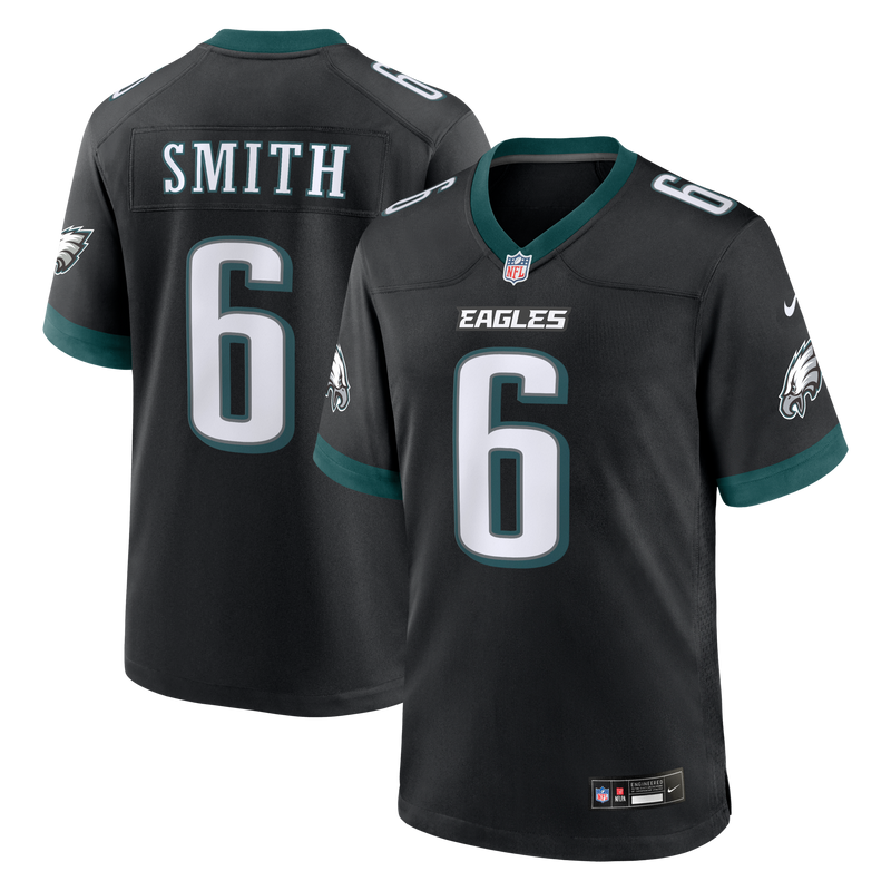 Philadelphia Eagles DeVonta Smith Black Alternate Game Jersey