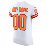 Tampa Bay Buccaneers White Custom Elite Jersey
