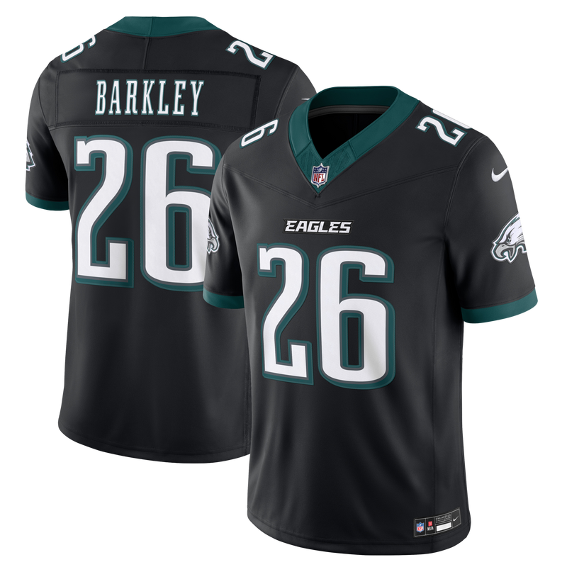 Philadelphia Eagles Saquon Barkley Black Alternate Stitched Limited Jersey