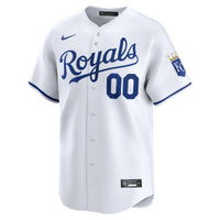 Kansas City Royals White Home Limited Custom Jersey