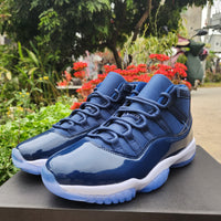 Sneakers, Blue Black Colorway, Lace Up Design, Casual Gift for Sneaker Fans