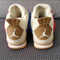 Basketball Shoes, White Tan Colorway, Mismatched Colorway, Lace Up Design, Casual Gift for Shoe Lovers