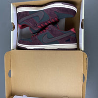 Low Top Sneakers, Burgundy Carbon Gray Colorway, Lace Up Design, Casual Gift for Sneaker Fans
